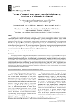 The case of inorganic hypersomnia treated with light
