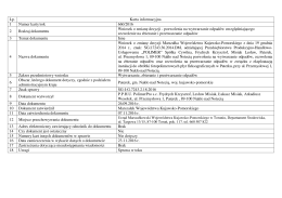 Karta informacyjna 660/2016 - BIP Urzędu Marszałkowskiego