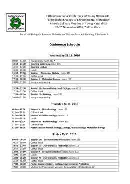 Program konferencji