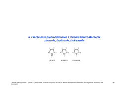 Związki heterocykliczne - synteza i wykorzystanie w chemii medycznej