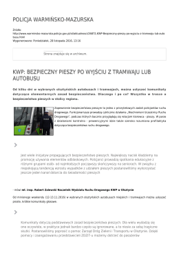 Generuj PDF - Policja Warmińsko