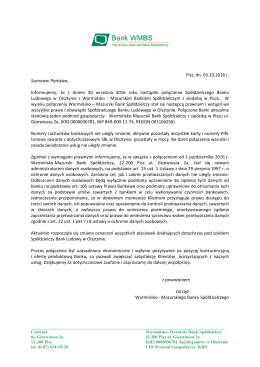 Sp&oacute;łdzielczy Bank Ludowy w Olsztynie