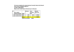Informacje szczegółowe skup 23.11.2016