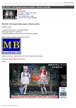 MB 35187 1/35 Kawaii fashion leaders. Minami and