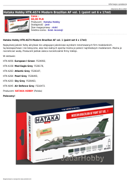 Hataka Hobby HTK-AS74 Modern Brazilian AF vol