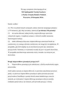 Wyciąg z przepisów