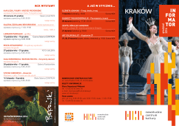 Informator grudzień 2016 - Nowohuckie Centrum Kultury