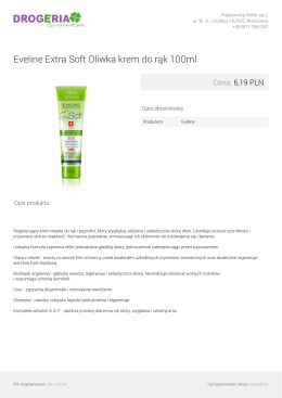 Eveline Extra Soft Oliwka krem do rąk 100ml