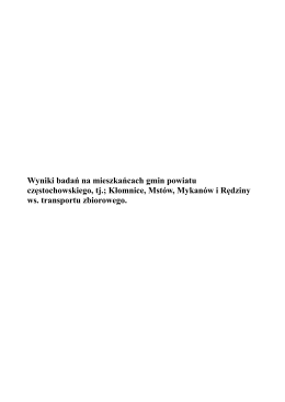 Samorządowy Serwis Internetowy Gminy Rędziny | www.redziny.pl