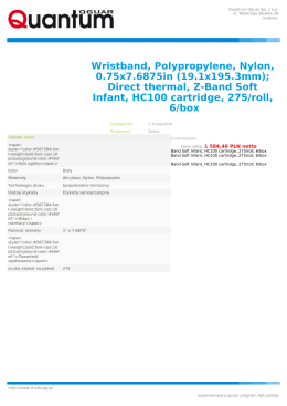 Wristband, Polypropylene, Nylon, 0.75x7.6875in (19.1 - it