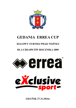 2009 - Gdańska Akademia Piłkarska SPARTA