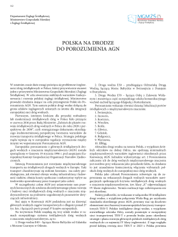 Polska na drodze do Porozumienia AGN