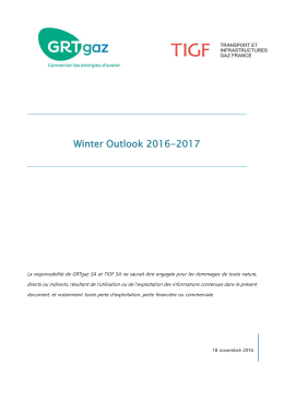 Winter Outlook 2014-2015