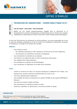 OFFRE D`EMPLOI