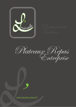 Plateaux Repas