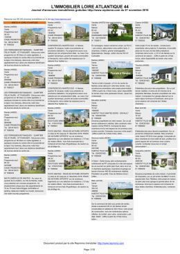 Journal immobilier 44