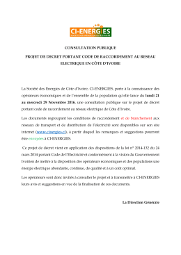 presse - CI ENERGIES