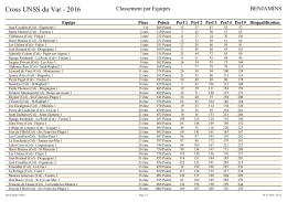 Cross UNSS du Var - 2016