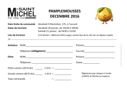 Commande decembre 2016