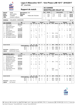 Rapport de match