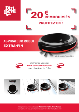 ASPIRATEUR ROBOT EXTRA-FIN