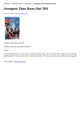 Avengers Time Runs Out T04
