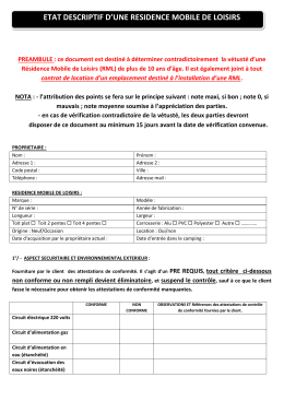 grille de vétusté RML