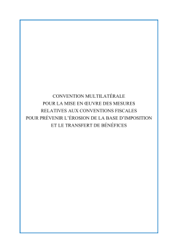 convention multilatérale pour la mise en œuvre des