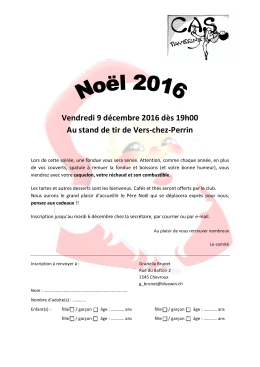 Invitation et inscription - cas
