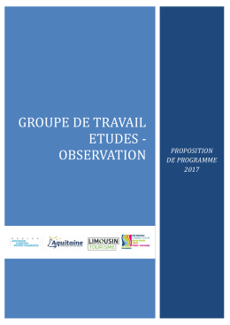 Plan d`action de l`observatoire