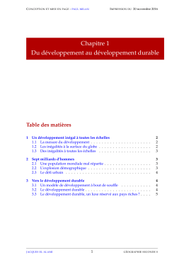 g&eacute;ographie, seconde