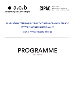 PROGRAMME