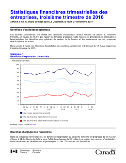 - Statistique Canada
