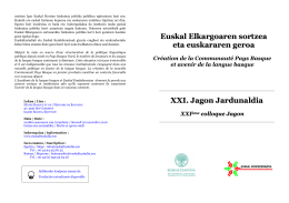 Egunaren egitarau osoa