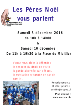 Les Pères Noël vous parlent