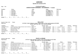 3 Liste de partants - Starterliste