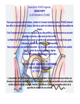Association TELKIL&Ecirc; organise: BOOM PARTY Le 04