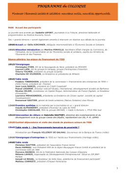 Financer l`&eacute;conomie sociale et solidaire