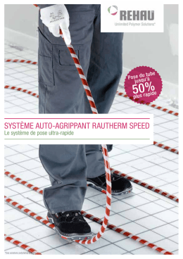 syst&egrave;me auto-agrippant rautherm speed