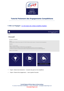 CRRAG Tutoriel engagements comp&eacute;titions