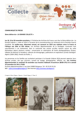 fonds photographiques - Archives d&eacute;partementales de la Dordogne