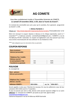 Coupon et Pouvoir - Théâtre COMETE 44