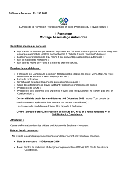 1 Formateur Montage Assemblage Automobile