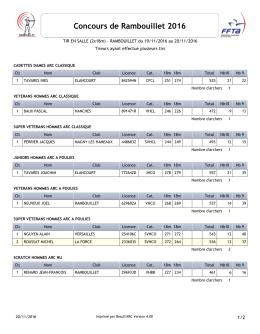 Concours de Rambouillet 2016