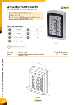 Documentation commerciale