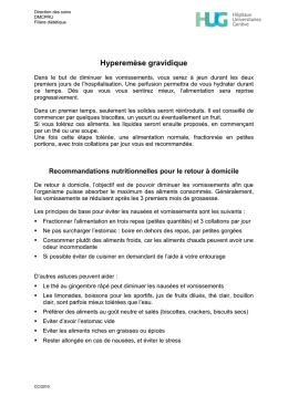 Recommandations nutritionnelles