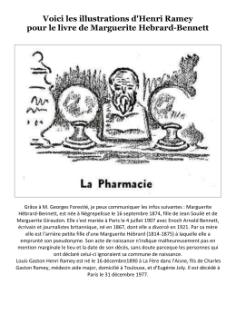 Voici les illustrations d`Henri Ramey pour le livre de