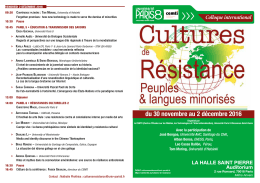 du 30 novembre au 2 d&eacute;cembre 2016