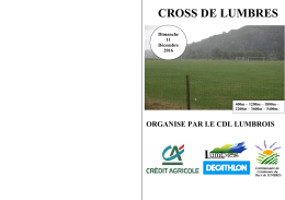 cross de lumbres - club athlétisme de Lumbres, courirdanslelumbrois