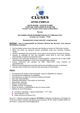 offre d`emploi